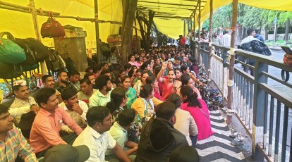 Fill posts, give us jobs': Teachers protest delay in govt