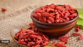 Goji berries possess anti-ageing properties, a notable component known as betaine has been shown to suppress the formation of wrinkles and collagen damage caused by ultraviolet radiation.