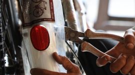 reflectors on bicycle