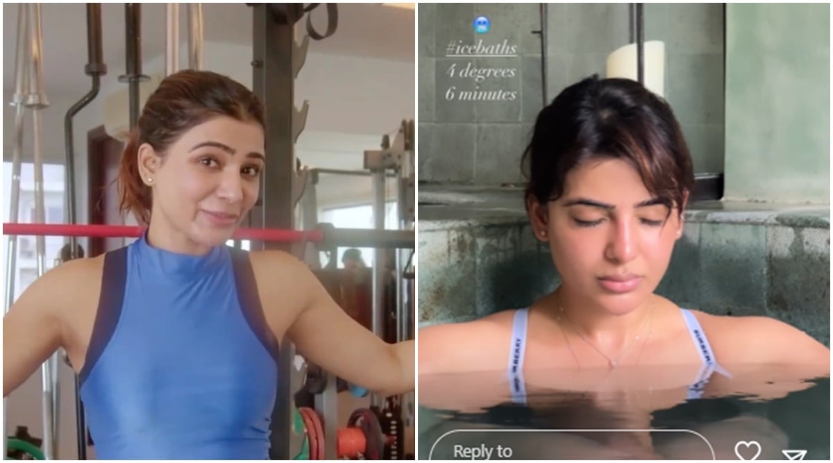 Samantha Ruth Prabhu takes ice bath at 4 degrees for six minutes; how does  it help? | Fitness News - The Indian Express