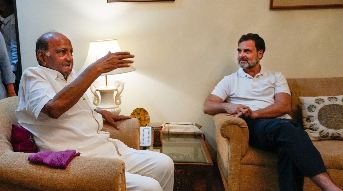 Rahul Gandhi meets Sharad Pawar