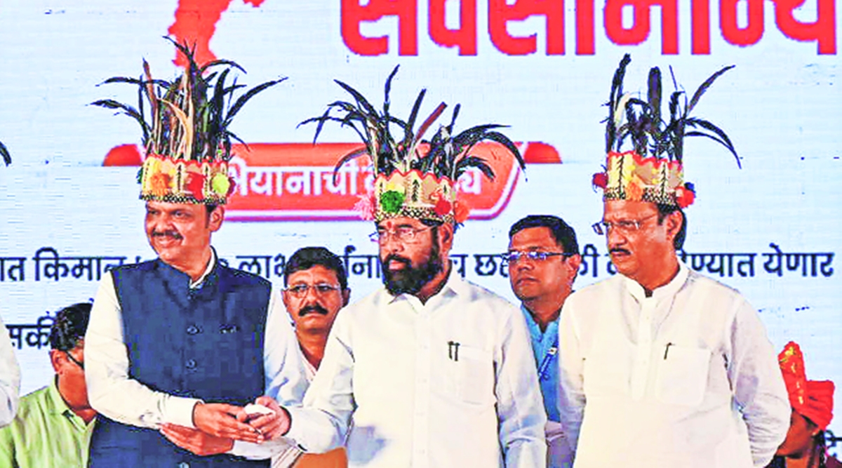 CM Eknath Shinde, Ajit Pawar Share Stage; Fadnavis Calls It ‘trishul ...