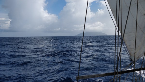 View of Barren Island from a boat. Picture: Shutterstock