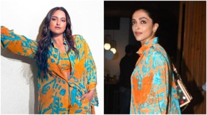 Deepika Padukone's Orange Co-Ord Set With A Louis Vuitton Bag At