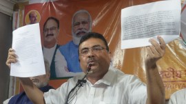 Bengal panchayat poll violence, Suvendu Adhikary, violence fact-finding panel, panchayat election polling, bengal panchayat election voter turnout, panchay poll violence death toll, BJP repoll demand, Trinamool congress, Trinamool vs BJP over poll violence, indian express, indian express news