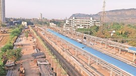 Airoli Kalwa elevated railway project suffers setback as residents refuse to move