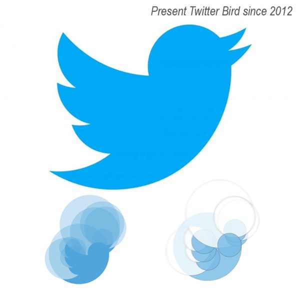 The final version of the Twitter Bird logo. 