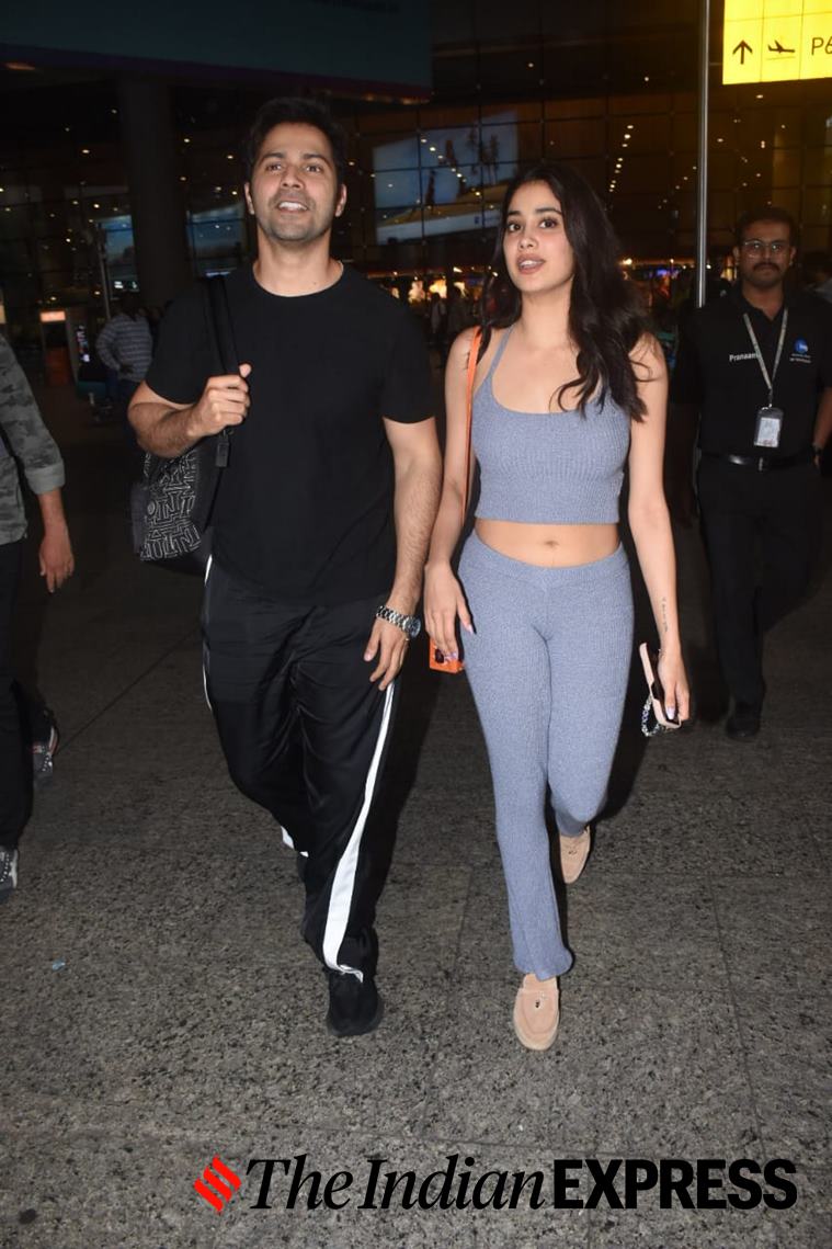 Photos: Janhvi Kapoor rocks athleisure at the airport