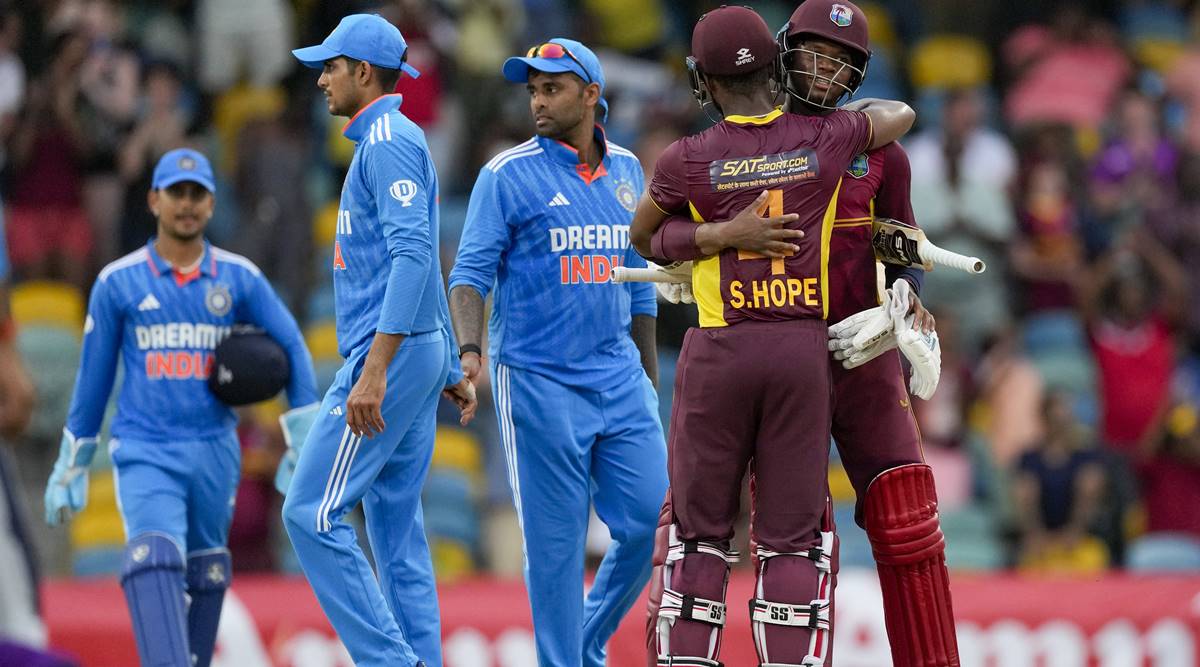 West Indies Level Odi Series With Six Wicket Win Over India Cricket News The Indian Express 2187