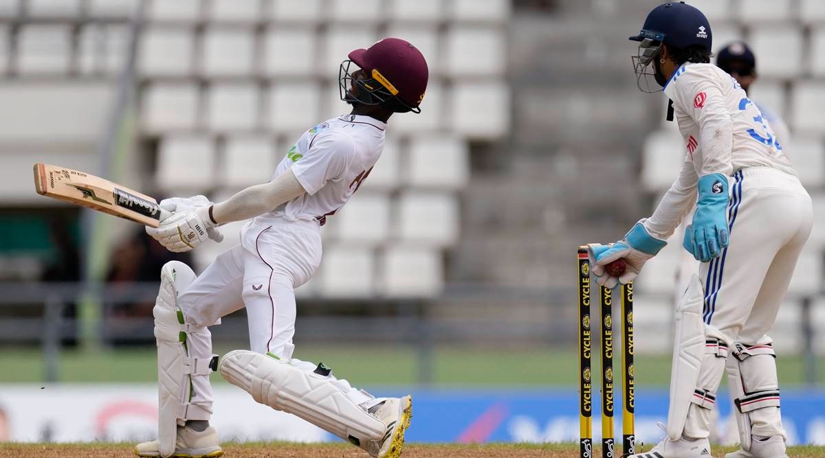 ind-vs-wi-1st-test-watch-ishan-kishan-caught-sledging-on-stump-mic