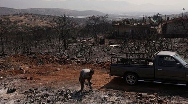 wildfires, greece