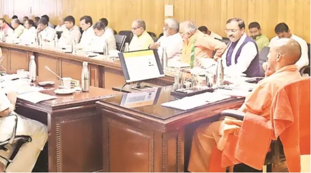 azaadi ka amrit mahotsav, Yogi Adityanath high-level meeting, 'Meri Mati Mera Desh' event preparations, Independence Day necessary guidelines, indian express, indian express news