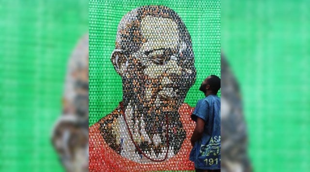 This artist from Nigeria makes art from waste products