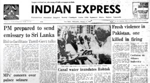 Peace In Sri Lanka, Charan Leads NDA, Congress Leader Shot, Maharashtra Floods, Sri Lanka, Maharashtra, Congress, editorial, Indian express, opinion news, indian express editorial