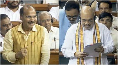 Amit Shah Adhir Ranjan Chowdhury Delhi Services Bill Lok Sabha Parliament Monsoon Session