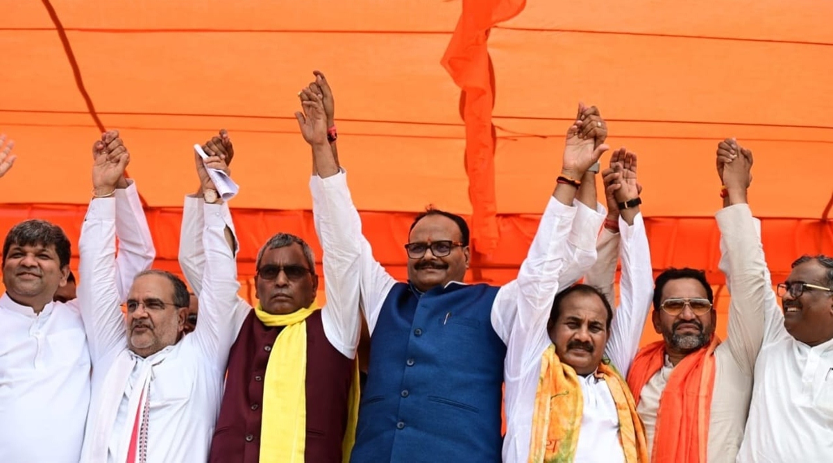 Ghosi Assembly Bypoll: Show Of NDA Unity At Nomination Filing Of Dara ...