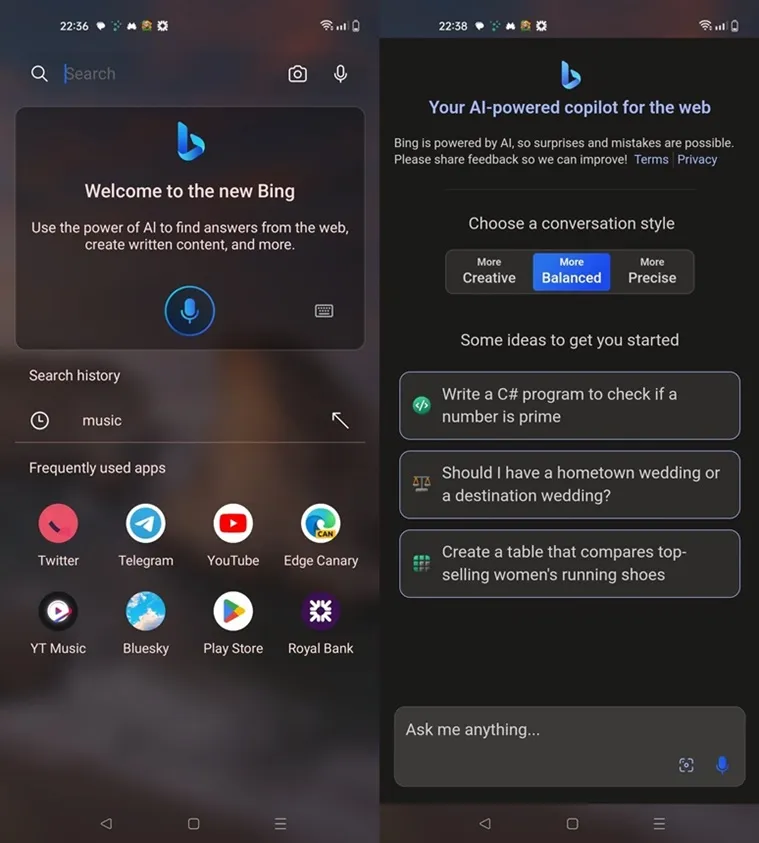 Microsoft Launcher On Android Gets Bing Chat Integration Technology