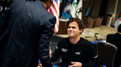 International Chess Federation on X: 🏆 Magnus Carlsen is the winner of  the 2023 FIDE World Cup! 🏆 Magnus prevails against Praggnanandhaa in a  thrilling tiebreak and adds one more prestigious trophy