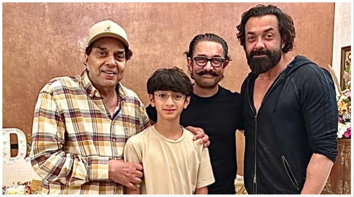 Dharmendra and Aamir Khan unite for a special throwback moment, revisit