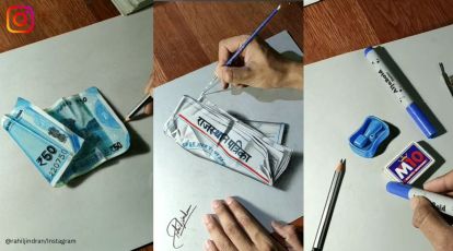Watch: Artist makes hyper realistic 3D sketches, awes netizens