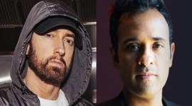 Rapper Eminem and US politician Vivek Ramaswamy