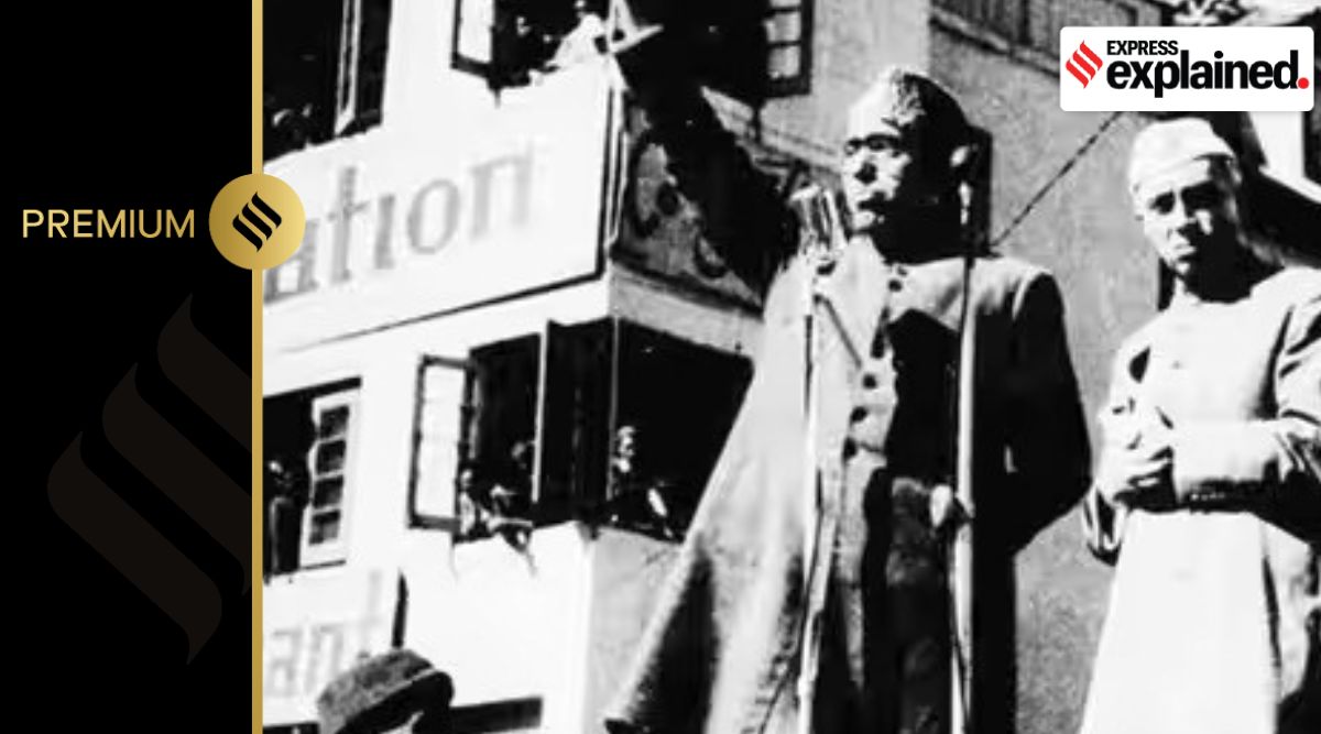 Sheikh Abdullah and Nehru