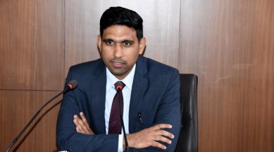Gurgaon DC delhi slum visit, Nishant Kumar Yadav, Gurgaon District Commissioner, Rapid Action Force, RPF deployment, Nuh violence, anti-social elements, delhi safety, indina express news
