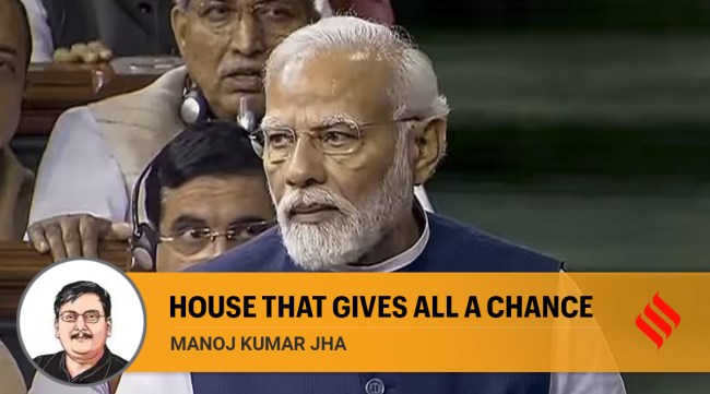 rjd mp manoj kumar jha writes on the functioning of parliament under the narendra modi-government