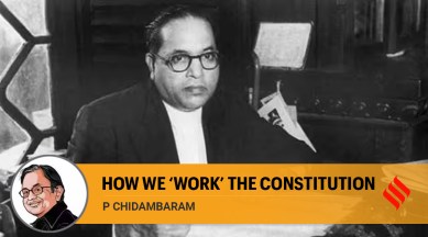 p chidambaram scrie despre funcționarea constituției indiene