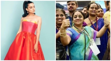 Kangana Ranaut lauded Chandrayaan-3 scientists for their simple,traditional attire. (Pic: Kangana/Instagram)