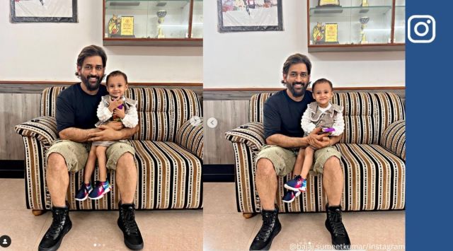 M S Dhoni’s heartening conversation with tennis partner’s daughter wins hearts