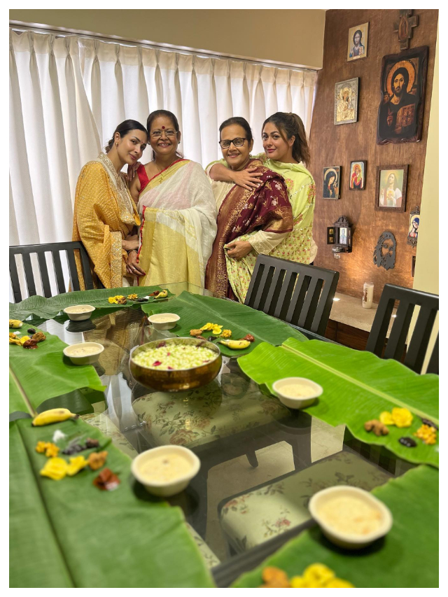 Inside Malaika and Amrita Arora's Onam celebrations - Vimarsana News