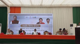 Tribal Affairs Minister Arjun Munda, Arjun Munda addresses international border area sarcpanches, Arunachal Pradesh, Sikkim, Himachal Pradesh, Uttarakhand and Ladakh, Munda villageers interraction, indian express news