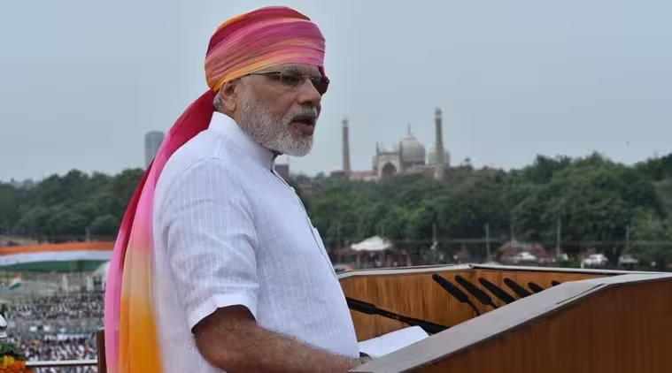 pm modi independence day turban