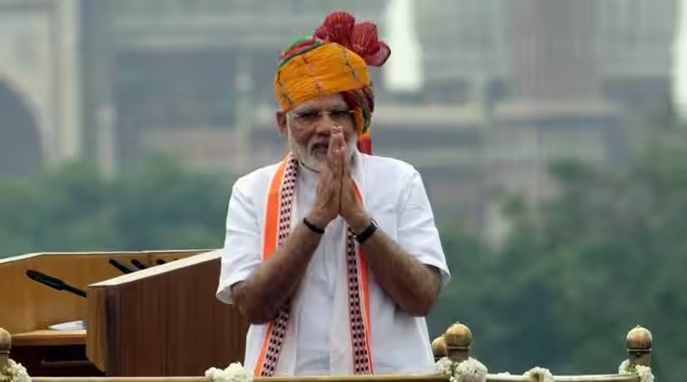 pm modi independence day turban