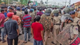 Murai Protests, train stoppage demand, rail services hit, train services disruption, Murai Nagrik Committee, indian express news