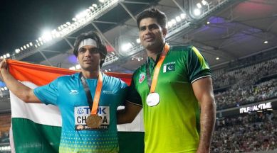 Neeraj Chopra and Arshad Nadeem