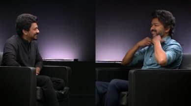 Nelson Dilipkumar and Vijay (Screenshot from their interview ahead of Beast's release)