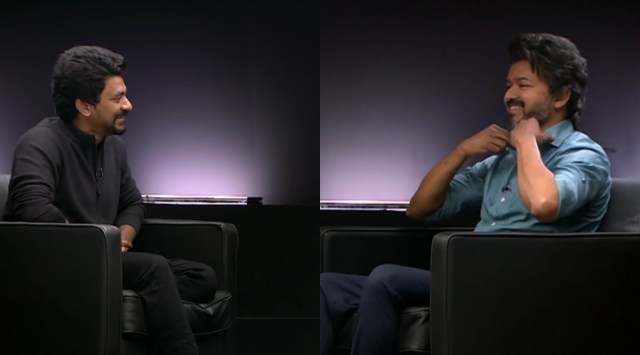Nelson Dilipkumar and Vijay (Screenshot from their interview ahead of Beast's release)