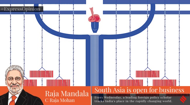 SAARC, South Asian regionalism, business in South Asia, India economic prospects, financial resources, technological hub, PM Modi, Emmanuel Macron, Pushpa Kamal Dahal, Ranil Wickremesinghe, Yoshimasa Hayashi, indian express news