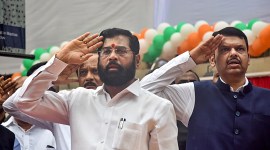 Eknath Shinde at August Kranti Maidan