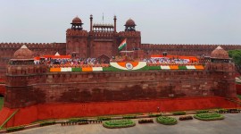 Prime Minister Narendra Modi addresses the nation from the historic Red Fort on the occasion of the 77th Independence Day, in New Delhi, Tuesday, Aug. 15, 2023.