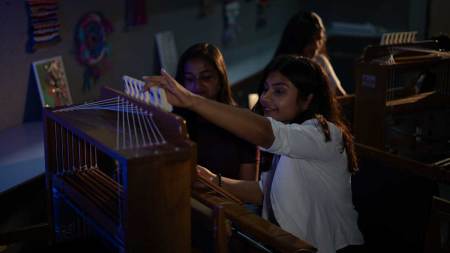 Well-equipped workshops at Parul University for broad exposure to practical domains