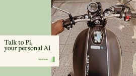 Pi Chatbot AI chatbot helps bike rider