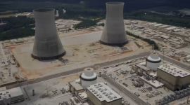 A nuclear plant in georgia is pictured here