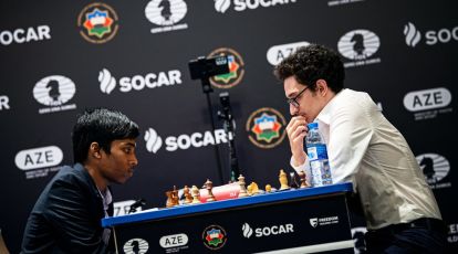 Impressive R Praggnanandhaa stays alive in FIDE Chess WC semis