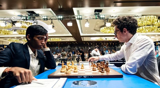 Praggnanandhaa vs Caruana