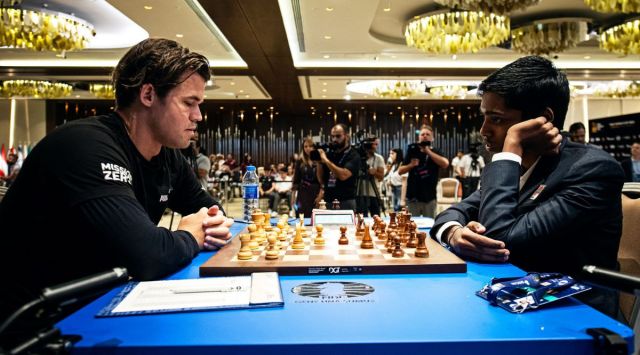 Praggnanandhaa vs Magnus Carlsen