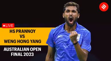 Australian Open 2023 Final Live Updates:: HS Prannoy takes on Weng Hong Yang