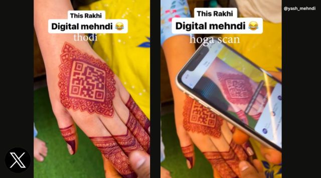 QR code mehendi
